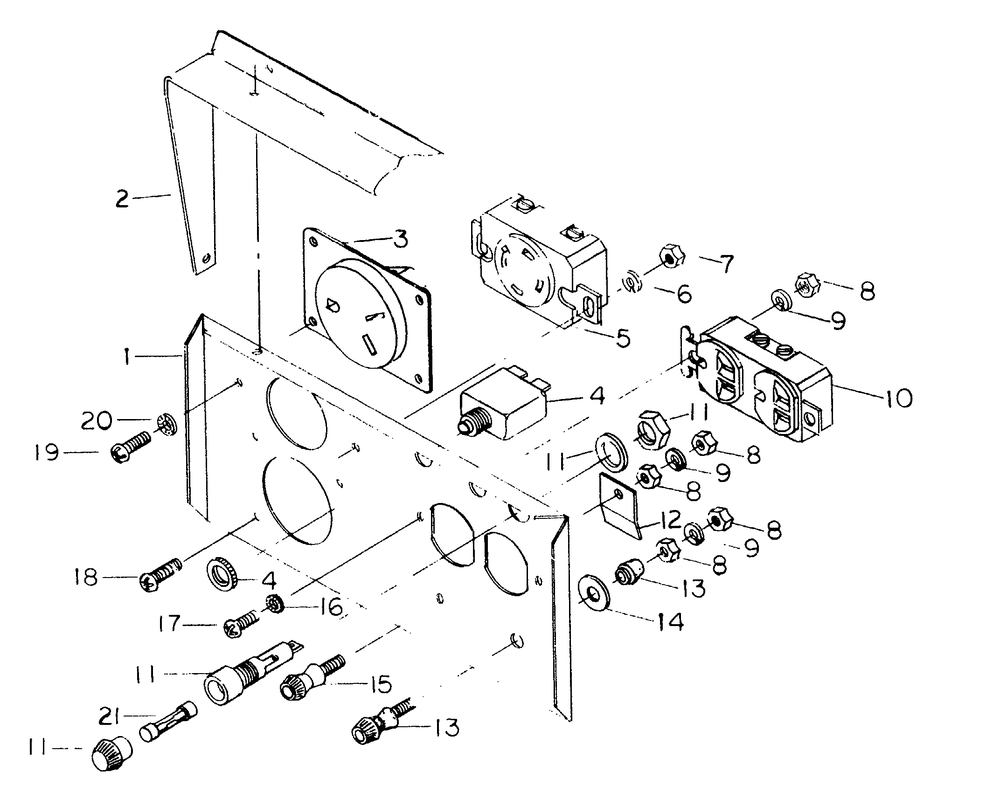 Panel No. 63099 Diagram and Parts List for 8720-0-DPG3750  Briggs and Stratton Generator